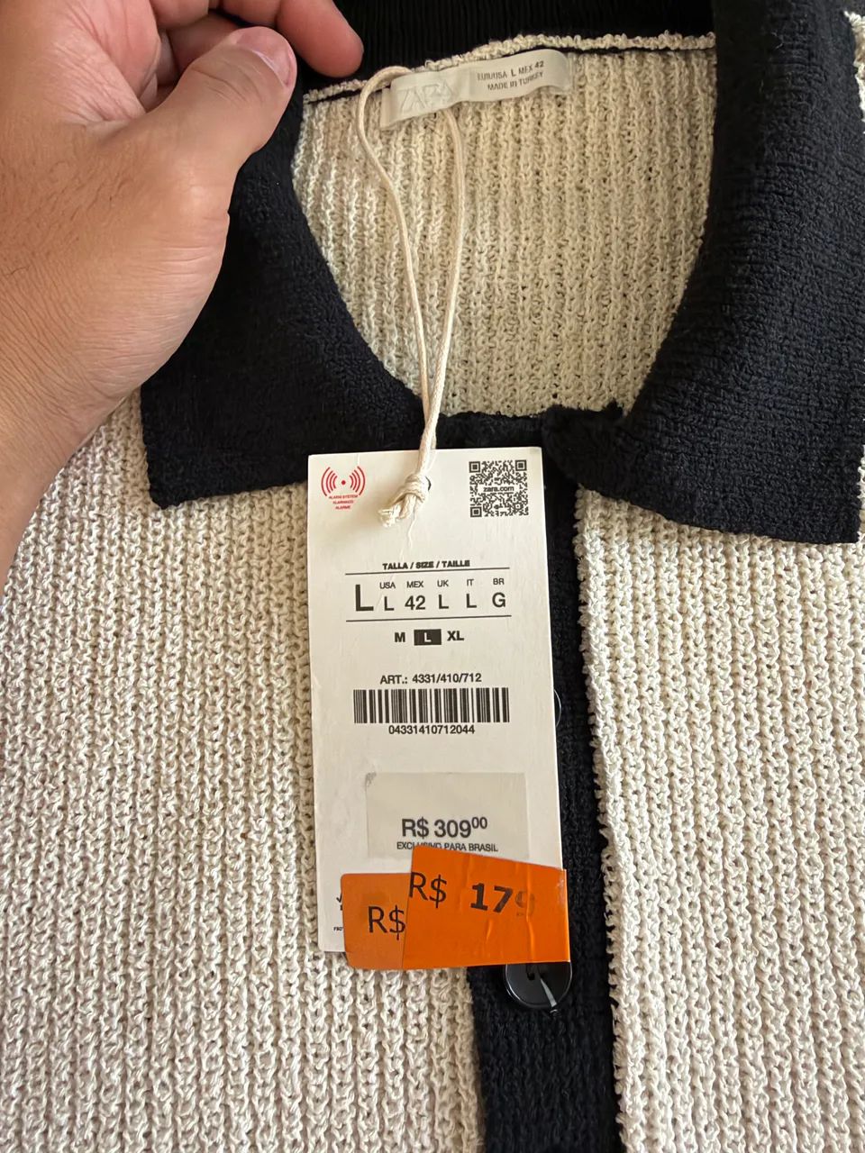 Camisa da Zara Nova Original (G) - Foto 2