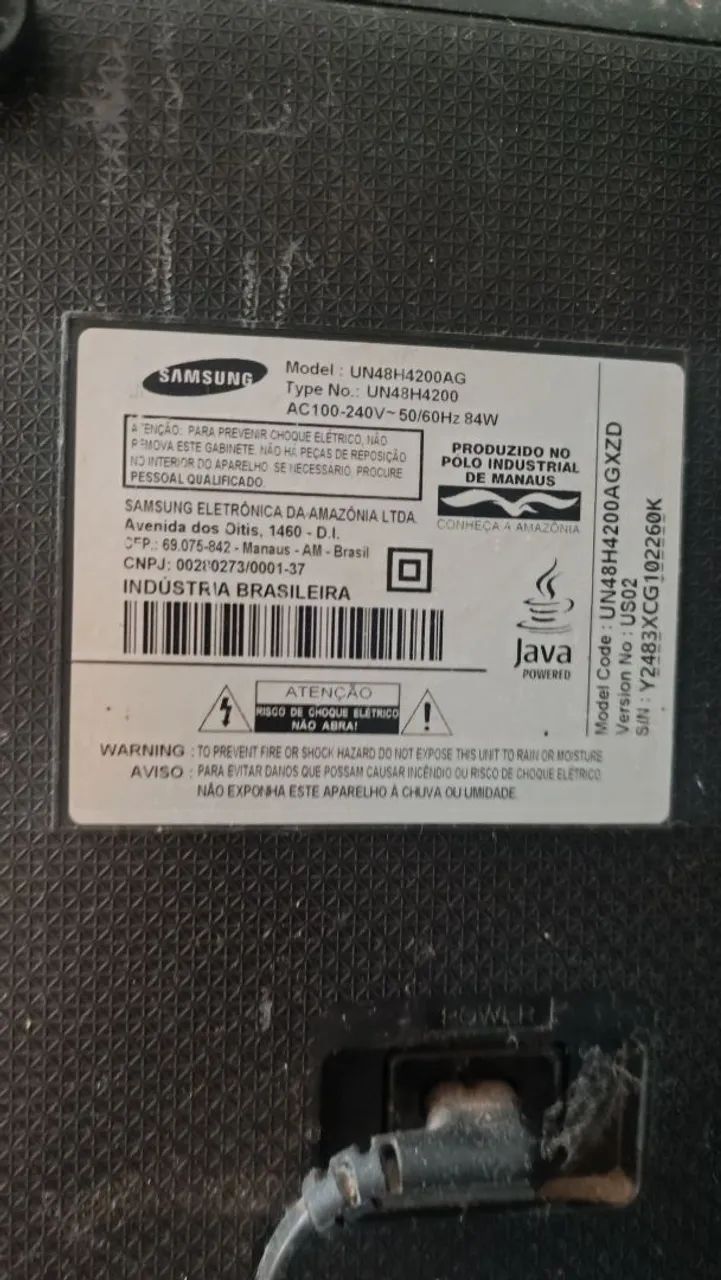 Televisão Samsung 48 polegadas 