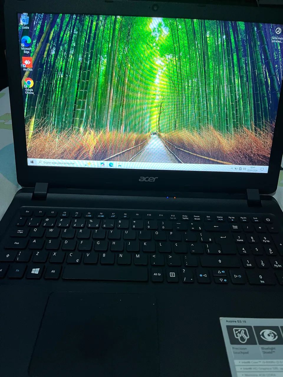 Notebook Acer I3 6 geração