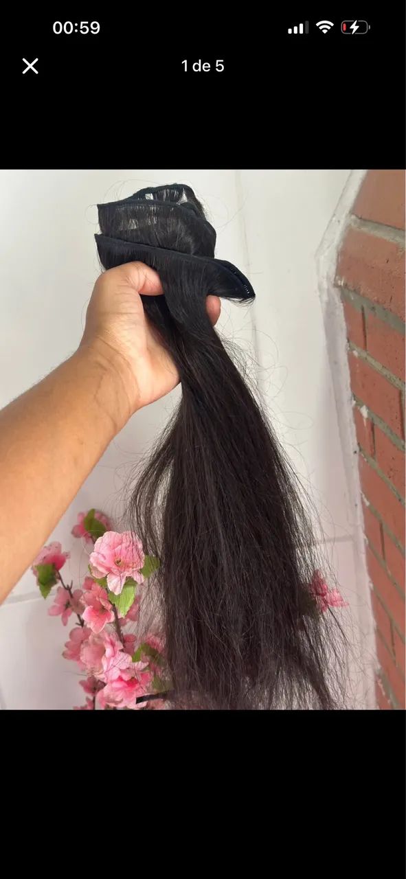 Cabelo indiano 100% humano já na tela  - Foto 4