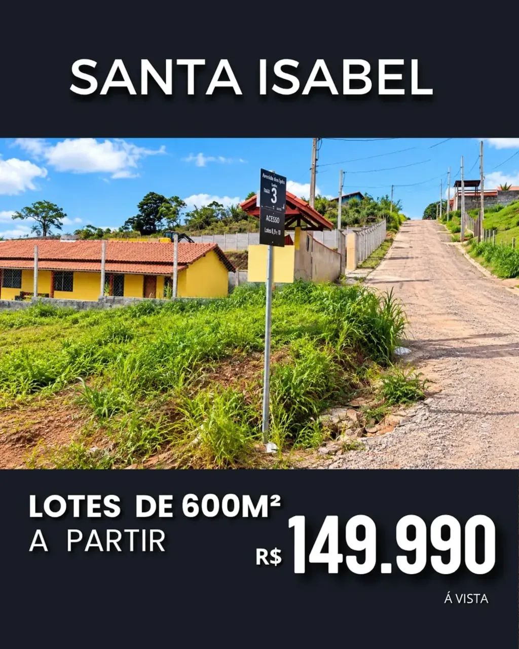 83SI-  Invista em Santa Isabel com 600m²