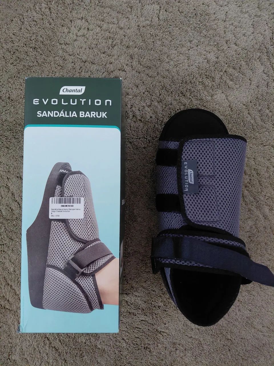 Sandália Baruk Apoio Retrope Hallux Valgo Chantal Evolution