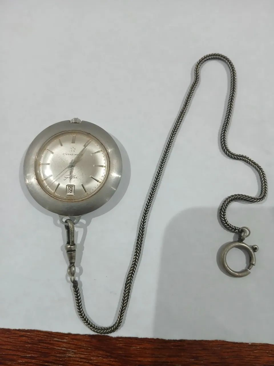 Vendo relógio suíço, de bolso, Eterna-Matic 