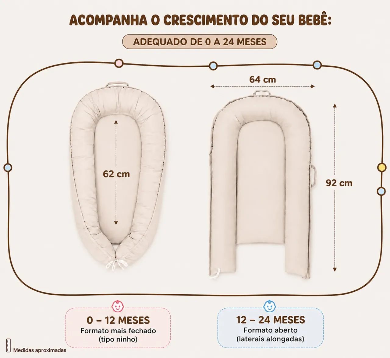 Ninho / redutor de berço - Foto 4