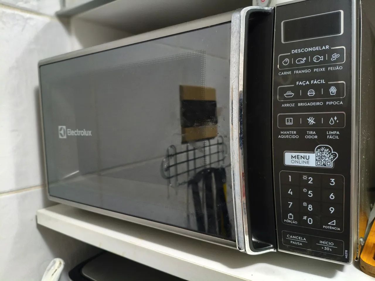 Microondas Electrolux de inox