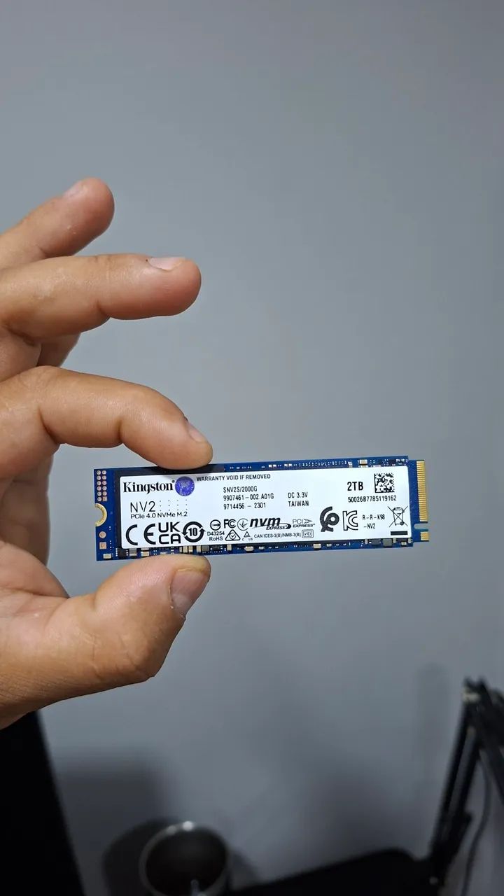 SSD NVME M2 2TB KINGSTON - IMPECÁVEL  - Foto 3