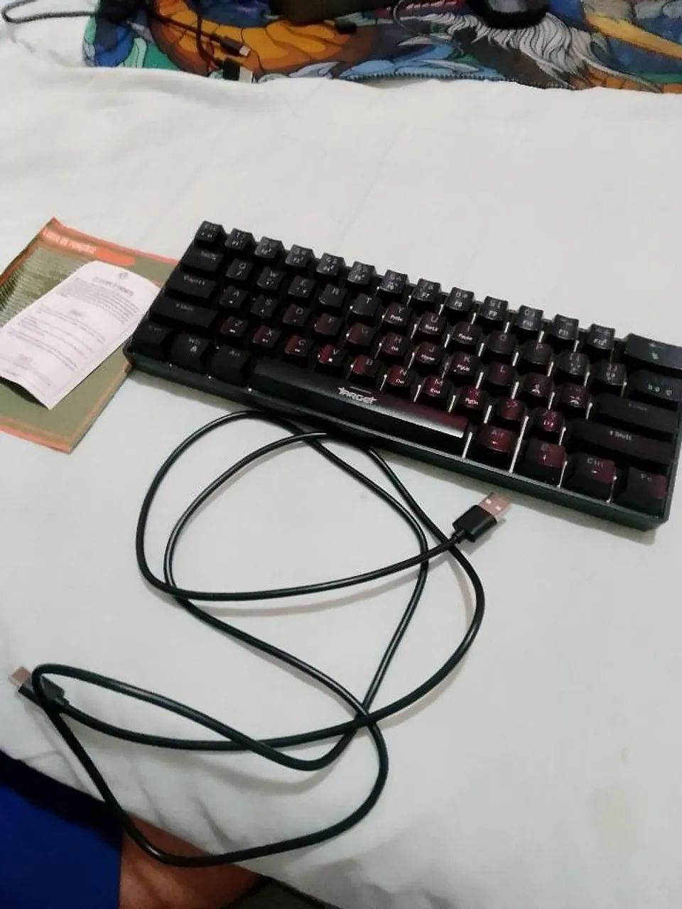 Teclado mecânico switch azul - Foto 3
