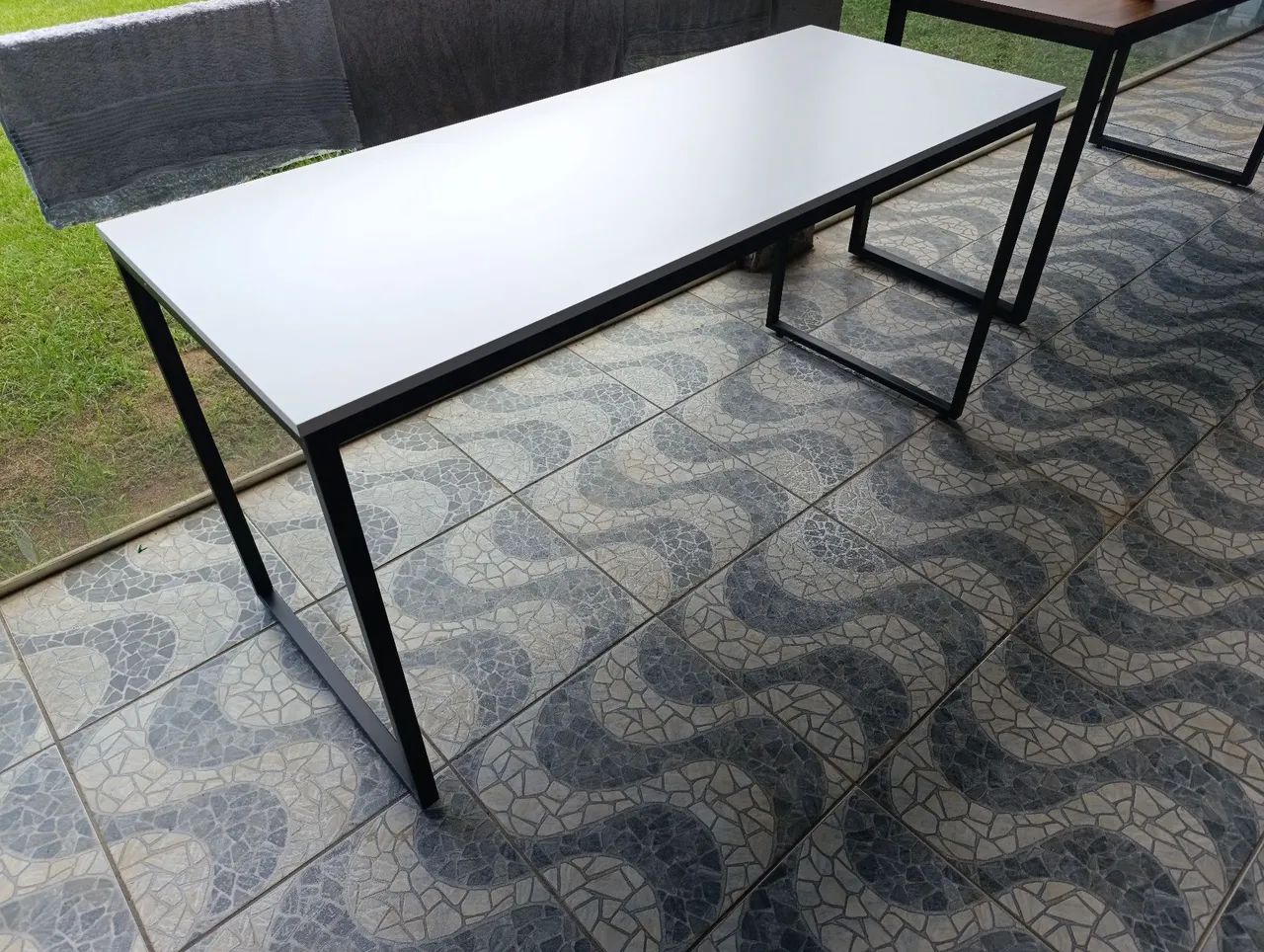 Mesa para computador estilo industrial  - Foto 4