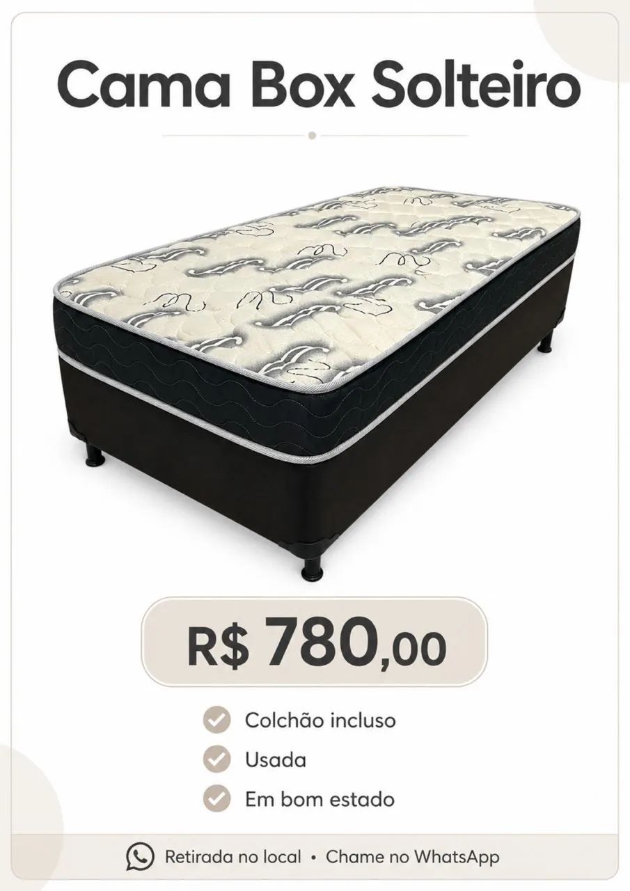 Cama Box Solteiro 