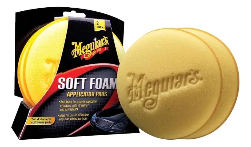 Aplicador Meguiars Soft Foam Applicator Pads - Kit C/ 2