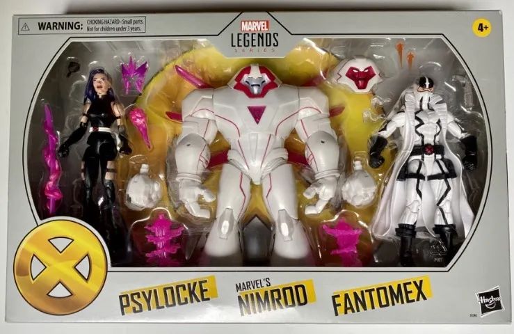 Marvel Legends tree pack Nimrod Psylonke e Fantomex