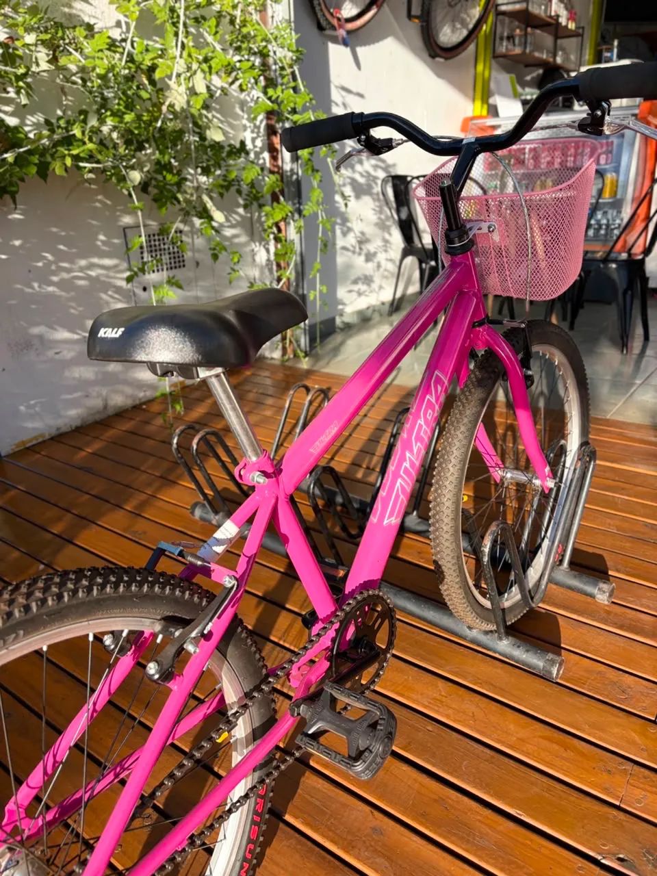 BICICLETA ROSA ARO 24 NOVA - Foto 2