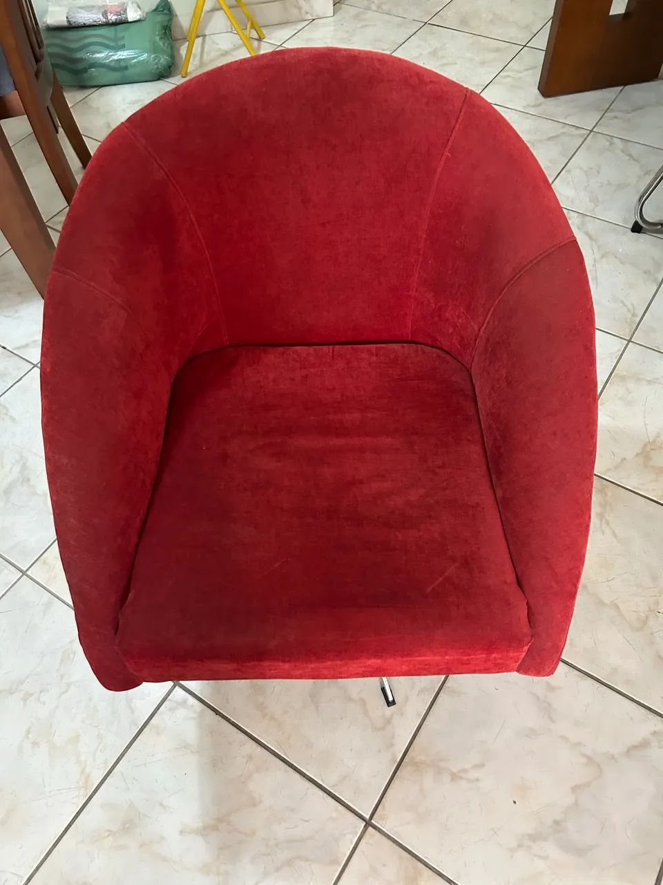 Poltrona decorativa giratória  - Foto 2