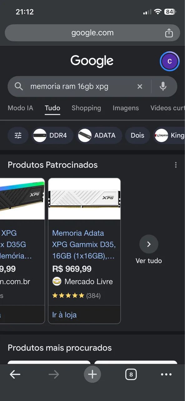 Memoria RAM 16gb Xpg 