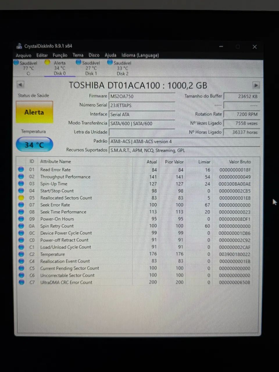 HD 1 TB 7200 RPM - Foto 3