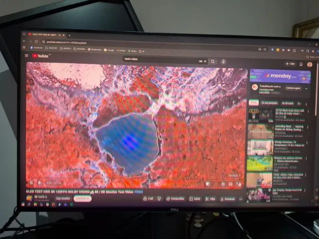 Monitor Dell U2419H com defeito - Foto 4