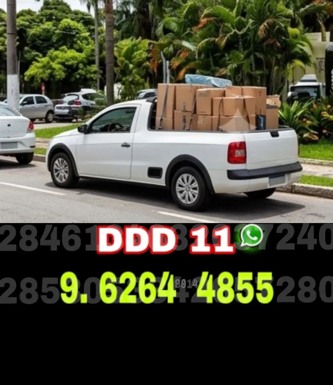 Frete, carretos para toda a semana