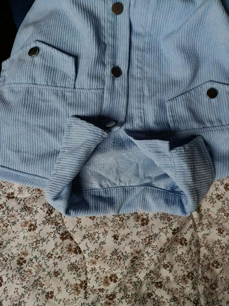 Jaqueta Feminina Azul bebê  - Foto 3