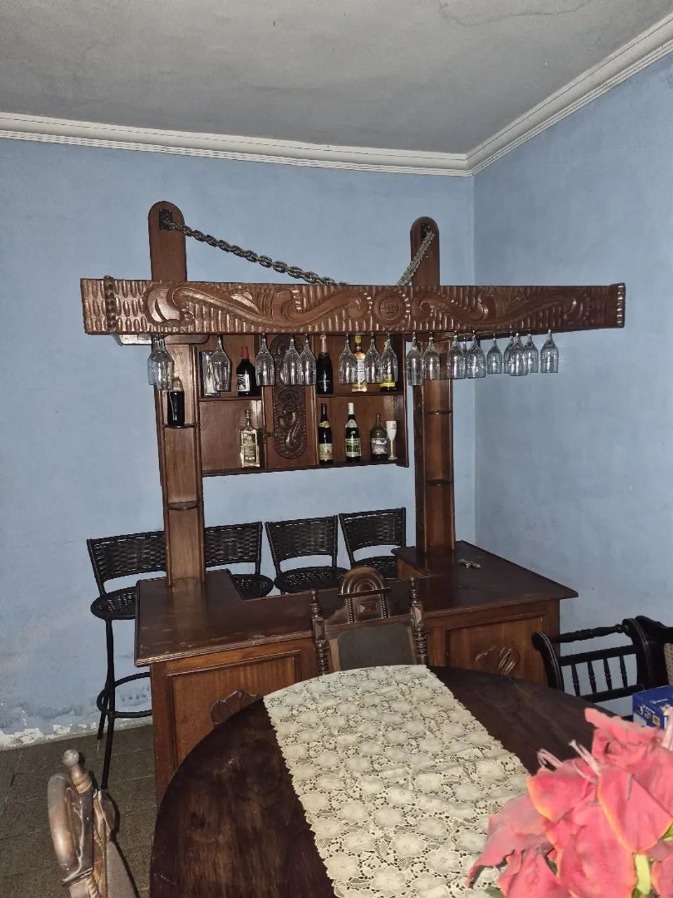Bar antigo de madeira 
