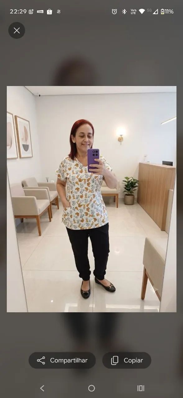 Pijama hospitalar estampado  - Foto 5