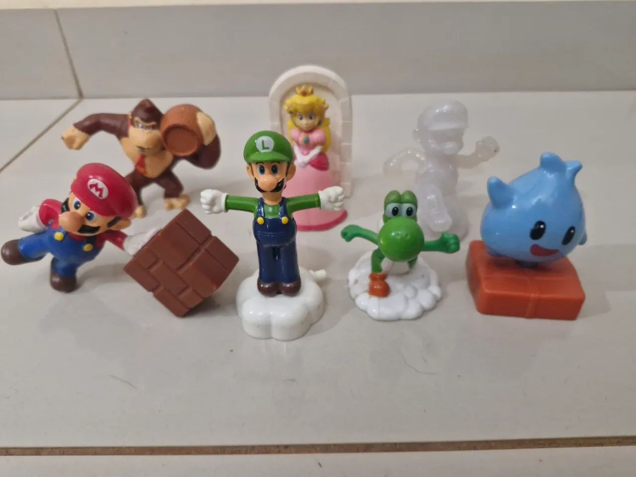 Miniaturas action figure Super Mario Bros 