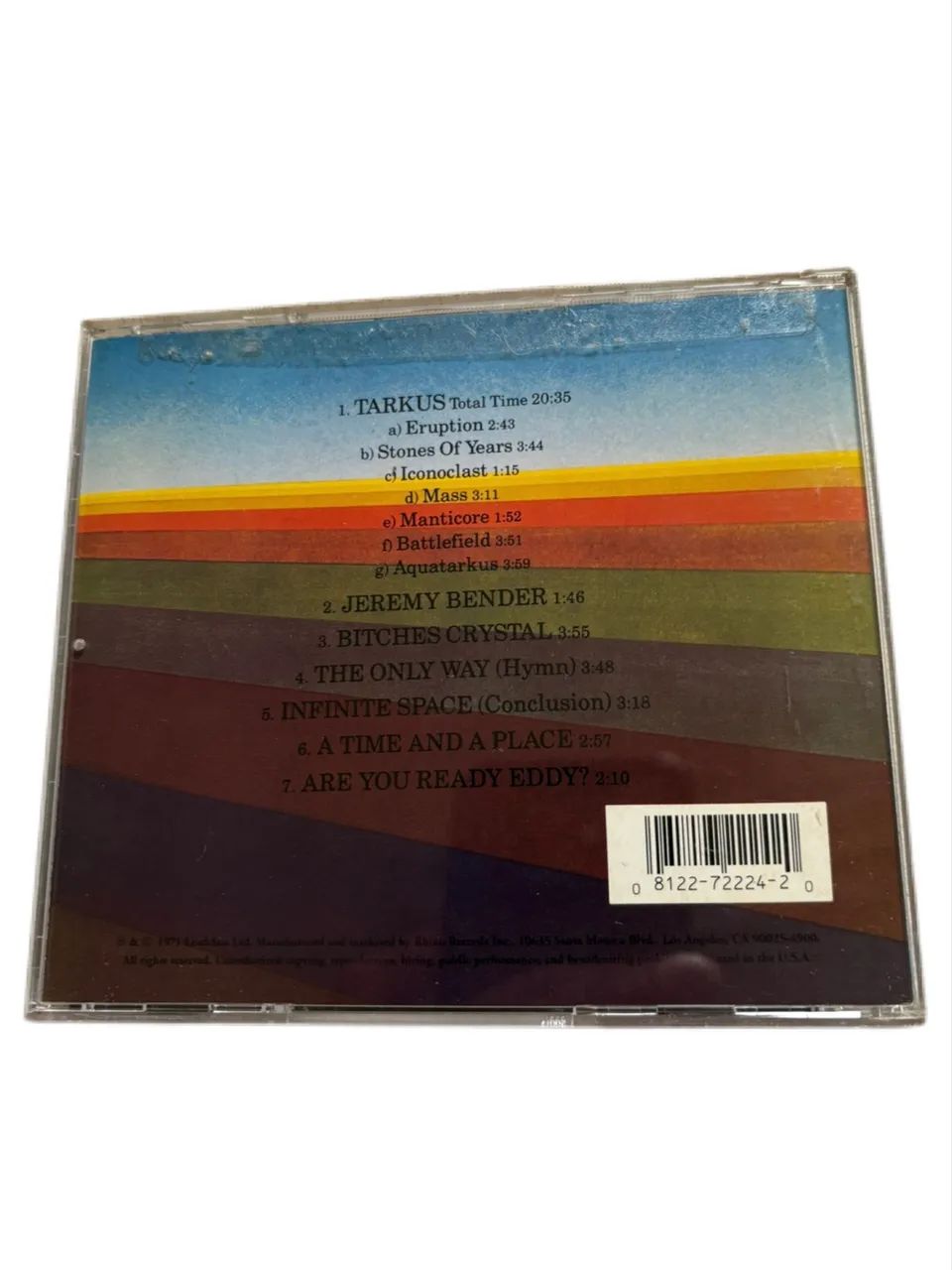 CD Emerson, Lake & Palmer - Tarkus - Foto 4