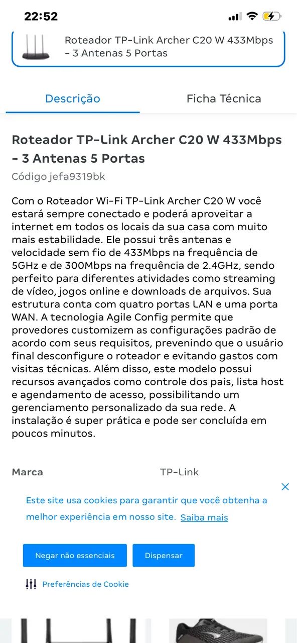 Roteador de 3 antenas - Foto 2