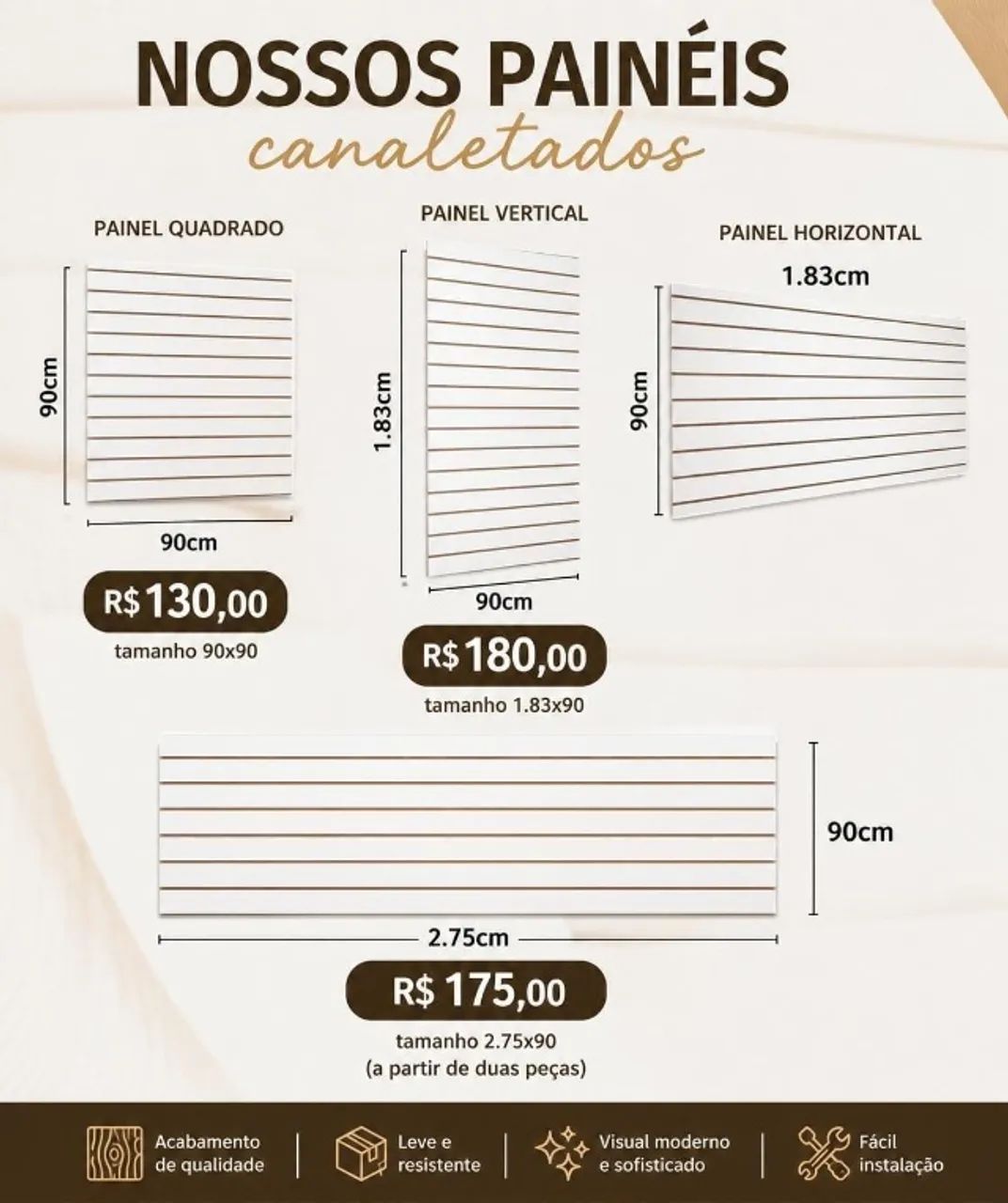 PAINEL EXPOSITOR DE FABRICA COM ENTREGA GRÁTIS