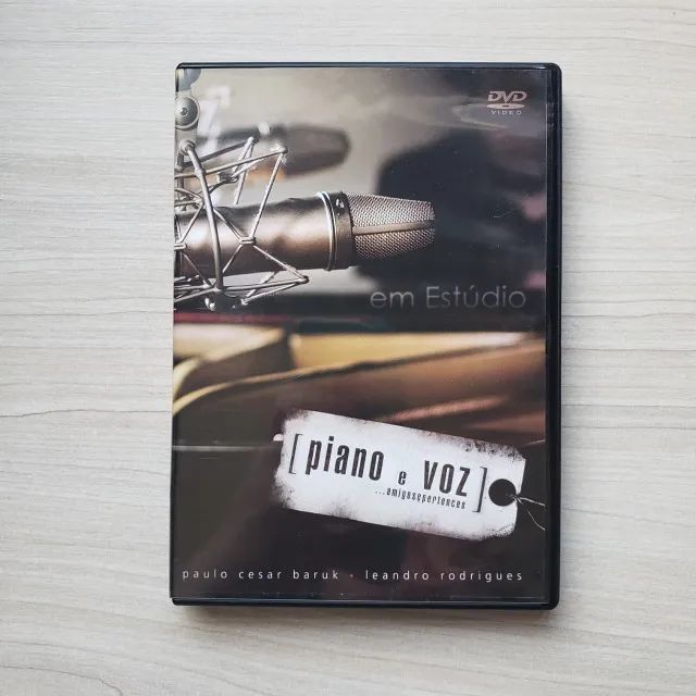 DVD Piano e Voz... Amigos e Pertences