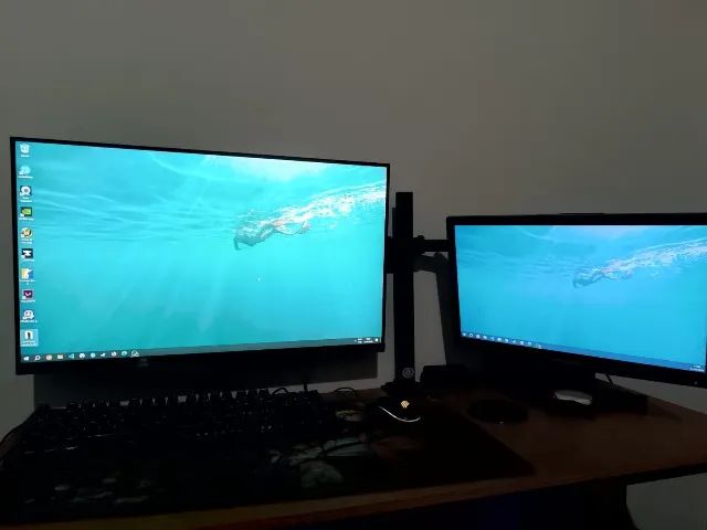 PC Gamer Completo + Setup (2 Monitores)