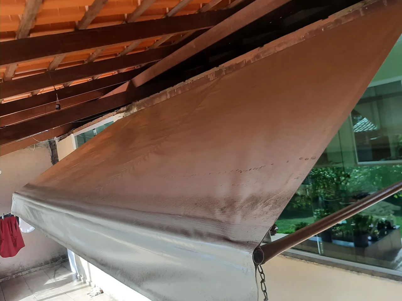 Toldo Retratil 3.45 de largura por 1.90 de altura - Foto 2