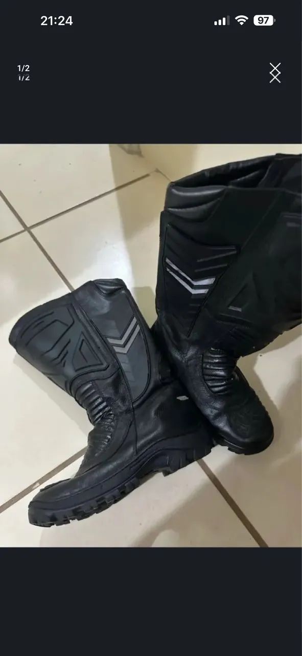 Bota coturno bombeiro policia samu