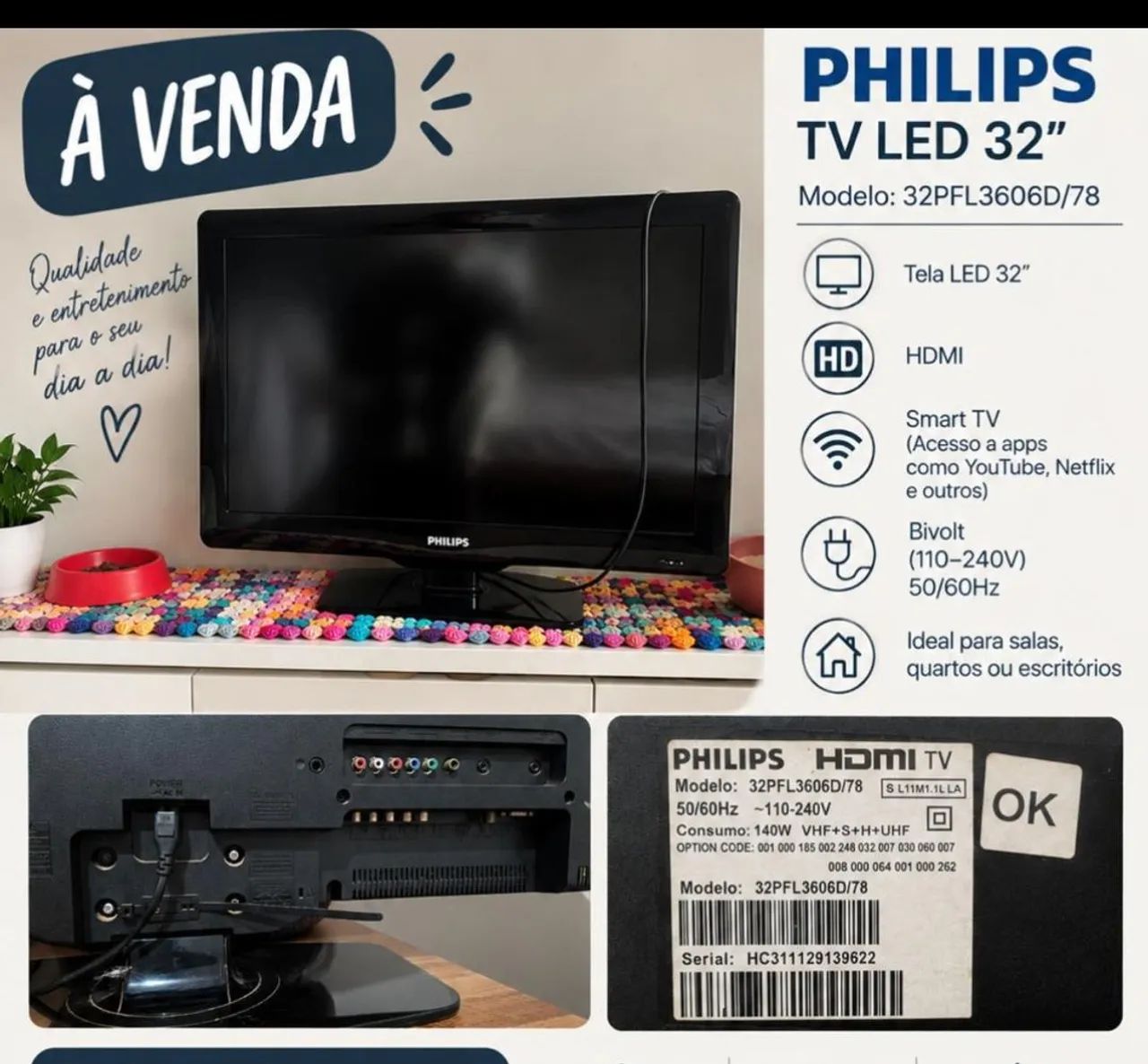 Smart TV 32"