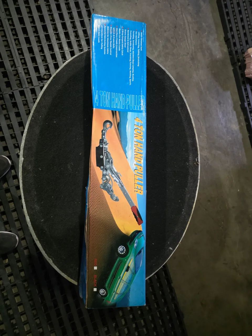 Função manual trilha 4 toneladas