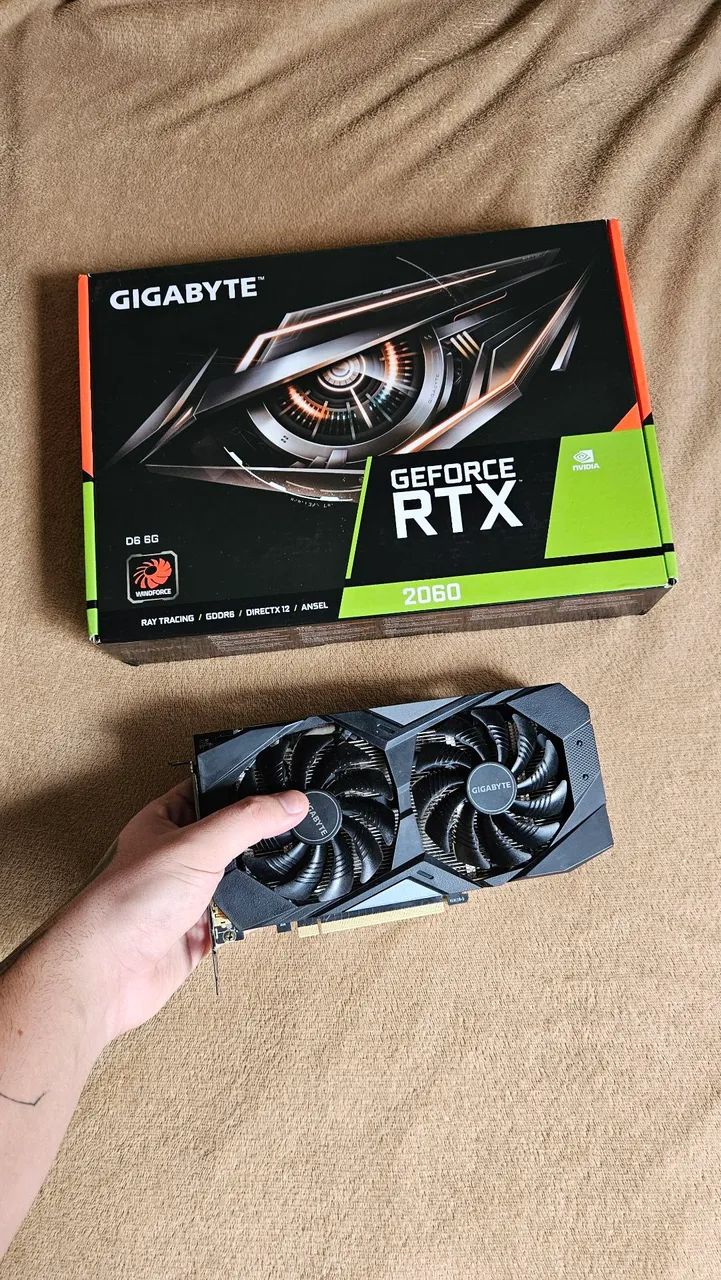PLACA DE VIDEO RTX 2060 GIGABYTE 