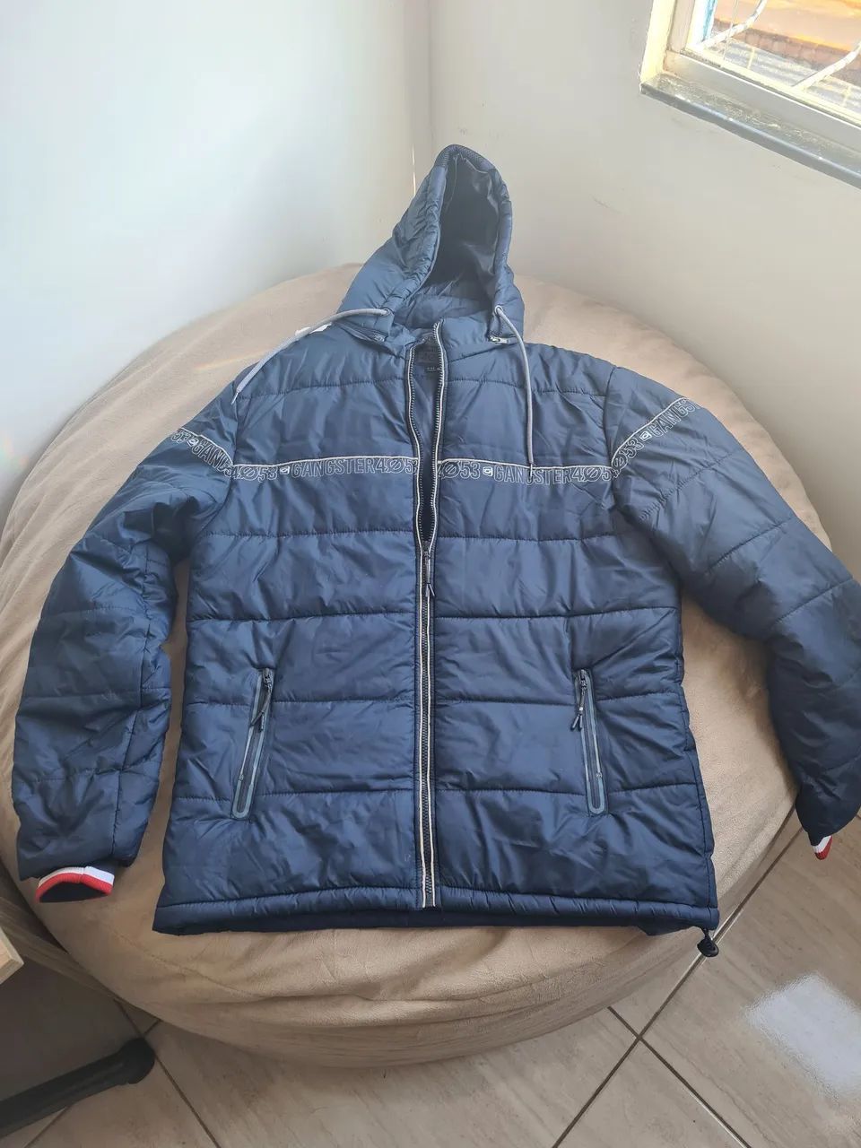 Jaqueta puffer masculina 
