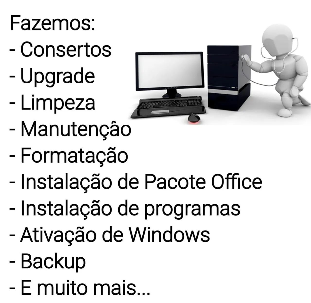 PC ruim? Temos a solução.<br>Conserto e venda de Pcs. - Foto 3