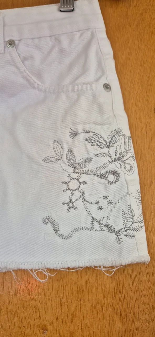 Saia jeans Le Lis Blanc - tamanho 34 - Foto 2