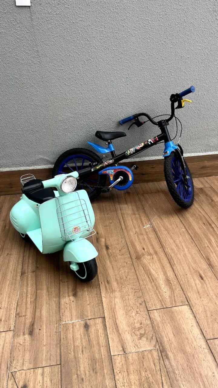 Lambreta Infantil e bicicleta aro16 - Foto 4
