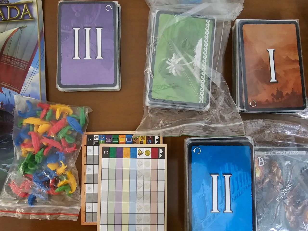 Jogo 7 Wonders + expansão Armada - Foto 3