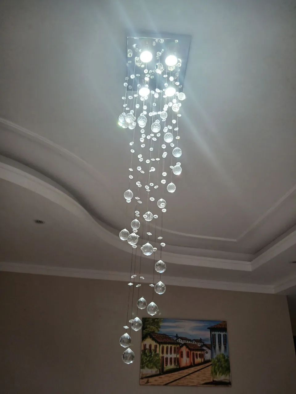 Lindo lustre de cristal