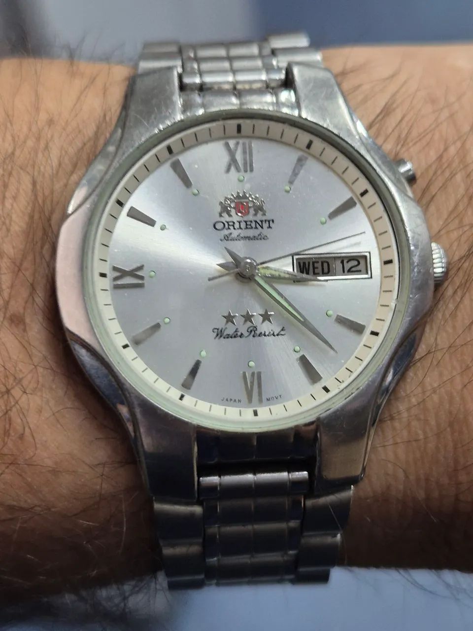 Relógio ORIENT 3 ESTRELAS AUTOMÁTICO   469SS001   -    REVISADO
