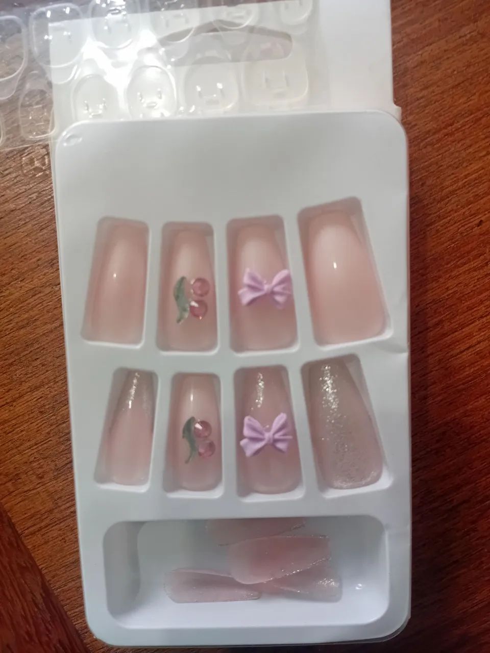 UNHAS POSTIÇAS DECORADAS 12 PEÇAS - Foto 3