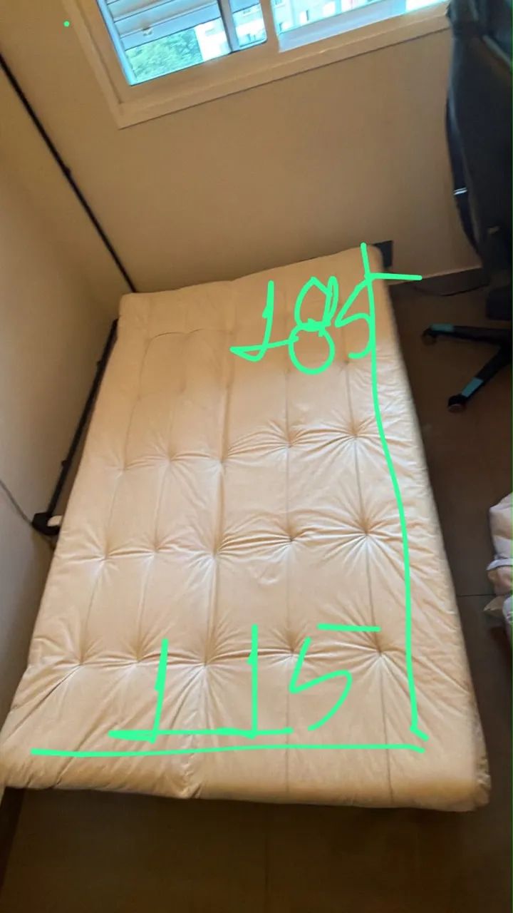 Sofá cama Corino Branco  - Foto 2