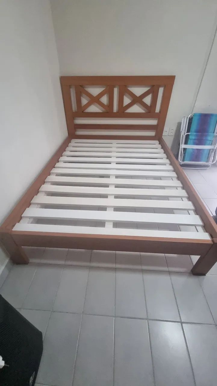Cama Madeira Casal - Foto 2