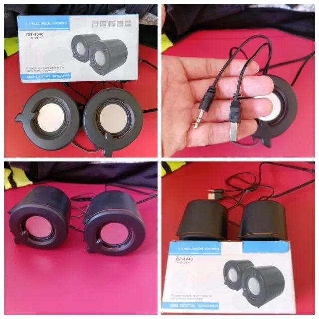 Headset pra PC & Caixinha de som pra PC - Foto 2