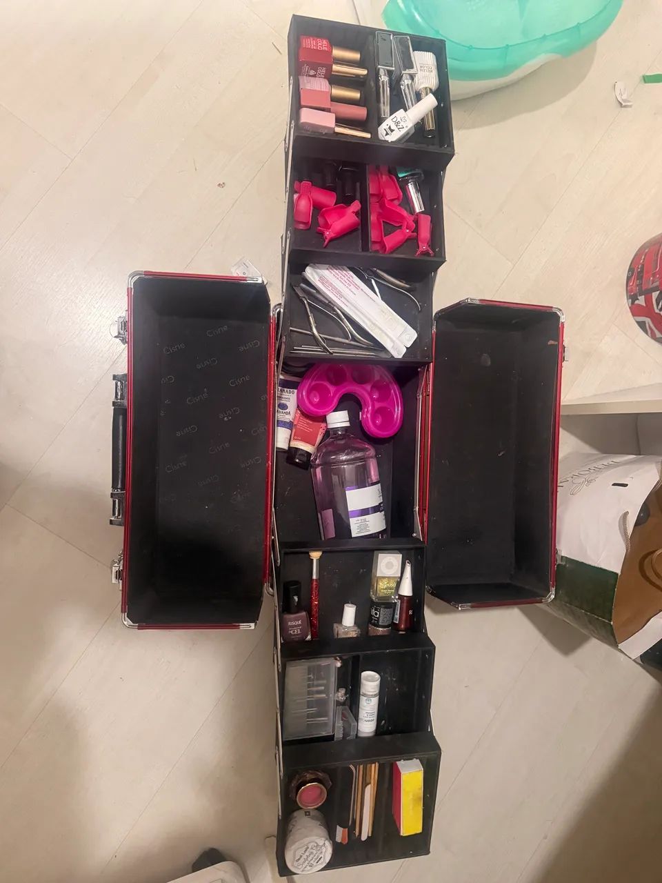 Kit para manicure com maleta e led Bluetooth  - Foto 2