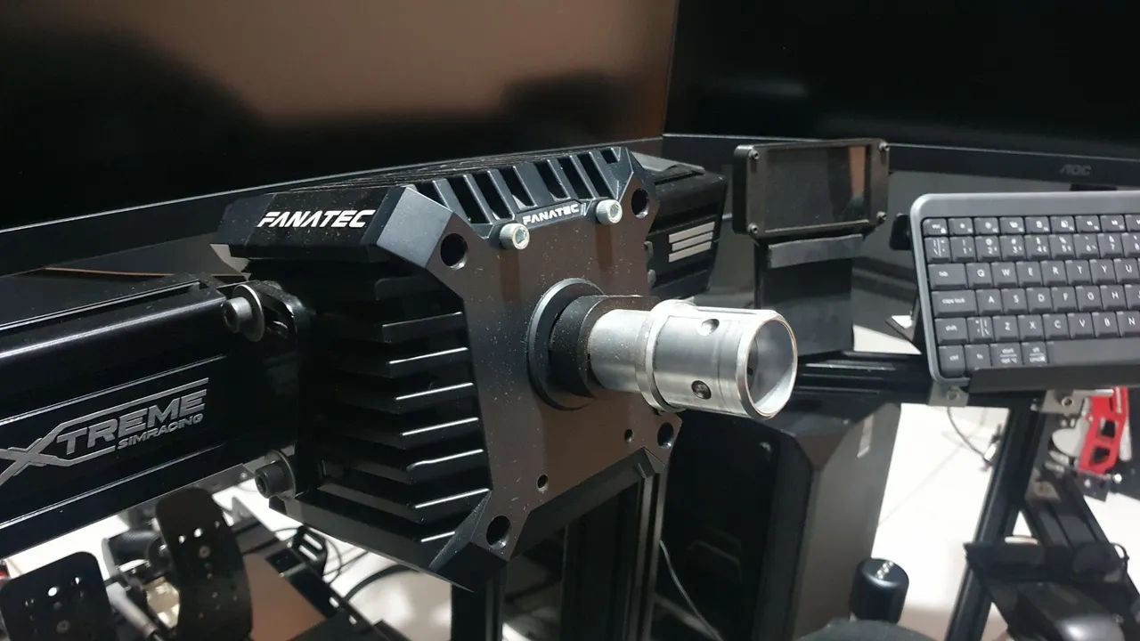 Base Fanatec CSL DD QR1 8nm + volante Formula V2, completo com caixas.fotos 20/02/26 - Foto 4