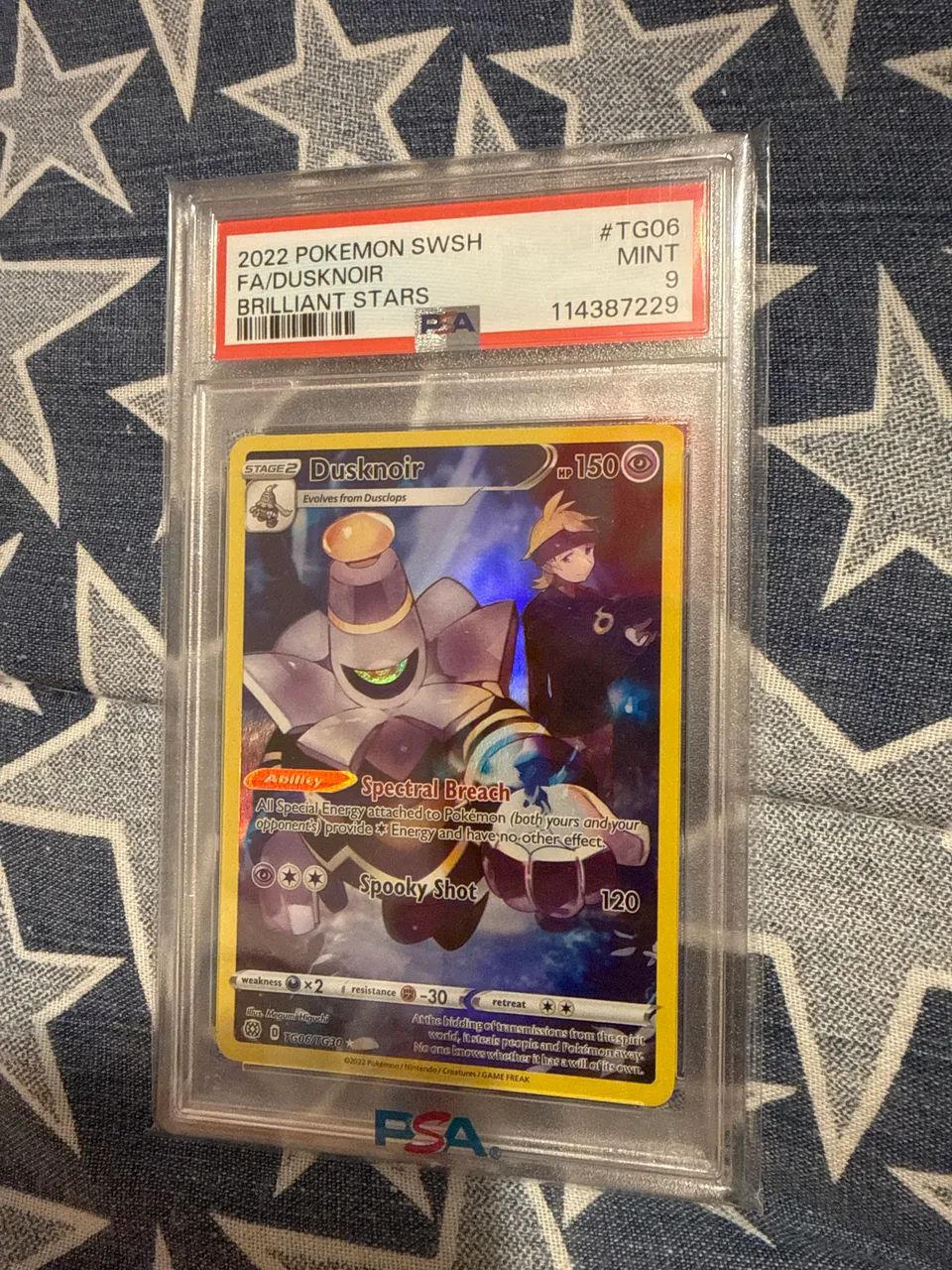 Carta Graduada PSA 9 - Dusknoir - EN