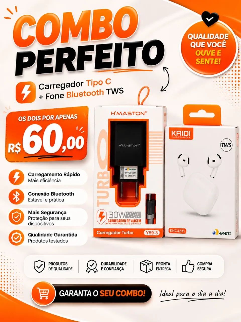 Carregador,fone - Foto 2